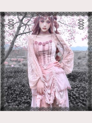 Cherry Blossom Nightmare Gothic Top by Blood Supply (BSY97)